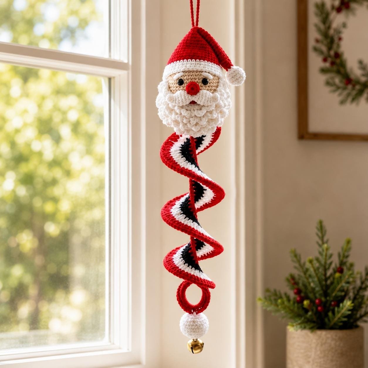 🔥HOT SALE 50% OFF - 🎅🌲Crochet Snowman Spiral Oranment DIY Kit