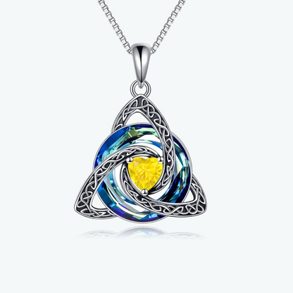 🛡️ Celtic Birthstone Shield: Wear Your Protection & Story ✨