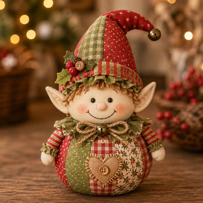 🔥Last Day 49% OFF - 🎄🎅Patchwork Fabric Doll DIY Kit