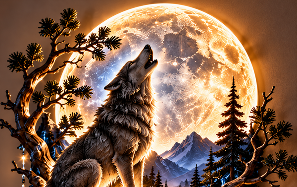 Warm Moon Halo