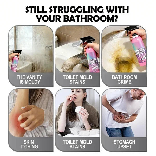 ✨ Bathroom Cleaner: Sparkle in Seconds, No Harsh Fumes