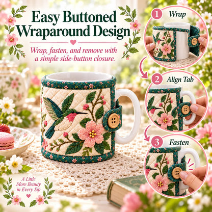 🌸Garden Quilted Mug Cozy DIY Kit