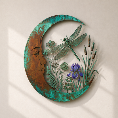 Moon Virgin Mary Garden Wall Decor