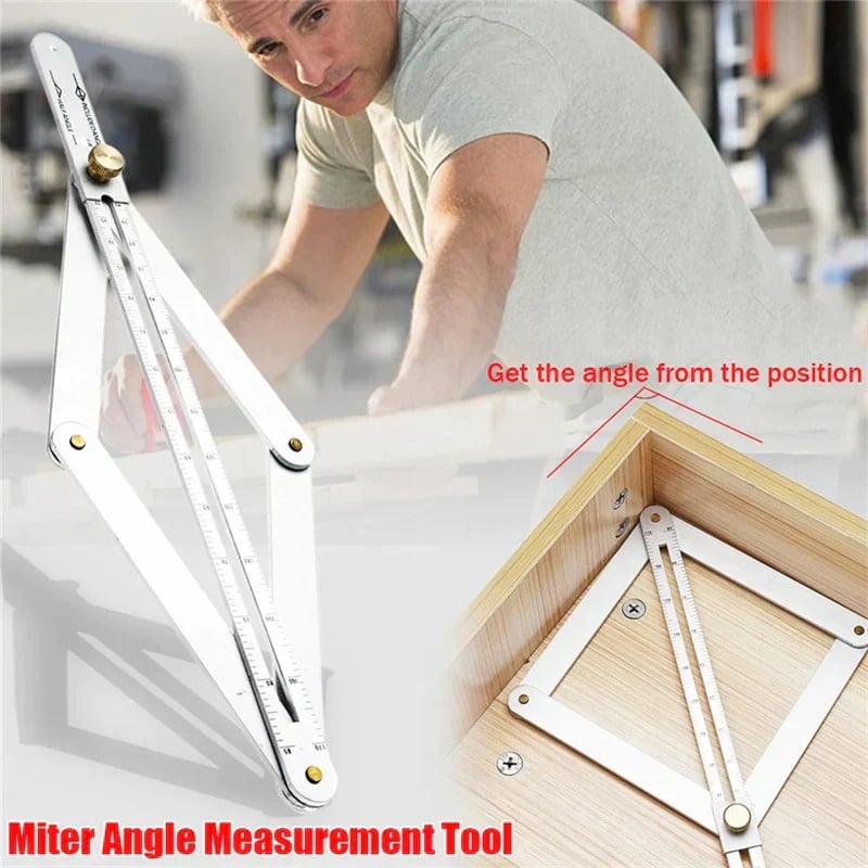 🔥Multifunctional Woodworking Diagonal Ruler