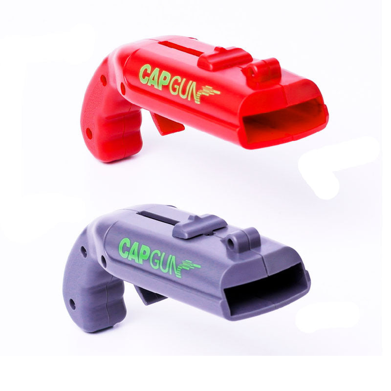 Pistol Shaped Bottle Opener & Cap Launcher