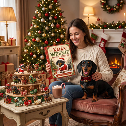🏆Limited Time Sale 49% OFF 🎄🐾2026 Christmas Dachshund Advent Calendar