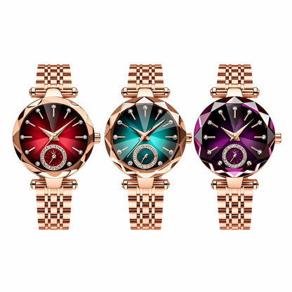 🌟🌟Women's Luxury Shiny Waterproof Stainless Steel Watch