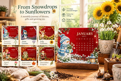 🎄🗓️ Christmas Limited-Edition — 🪴✨ Eco-Friendly Plantable “Timeless” Seed Calendar 2027