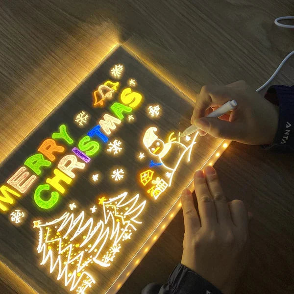 ✨LAST WEEK SPECIAL PRICE: ￡19.99!!⏳🎨Luminous Led Drawing Board For Children