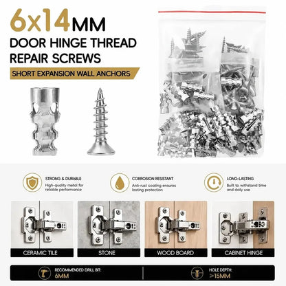 🛠️ Last Day Special Price £9.99 ! 🔥Buy more save more🎁Self Drilling Drywall Anchors with Screws Kit🪨 Easy Install Wall Fixing Accessories🔩