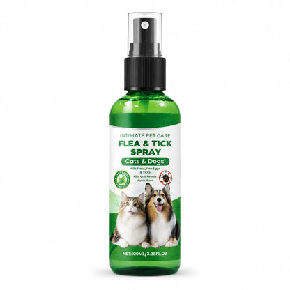 Petwag Flea & Tick Spray for Dogs & Cats – Natural Pet Protection Spray Against Fleas, Ticks & Mosquitoes, Safe Daily Care Formula (100ML)