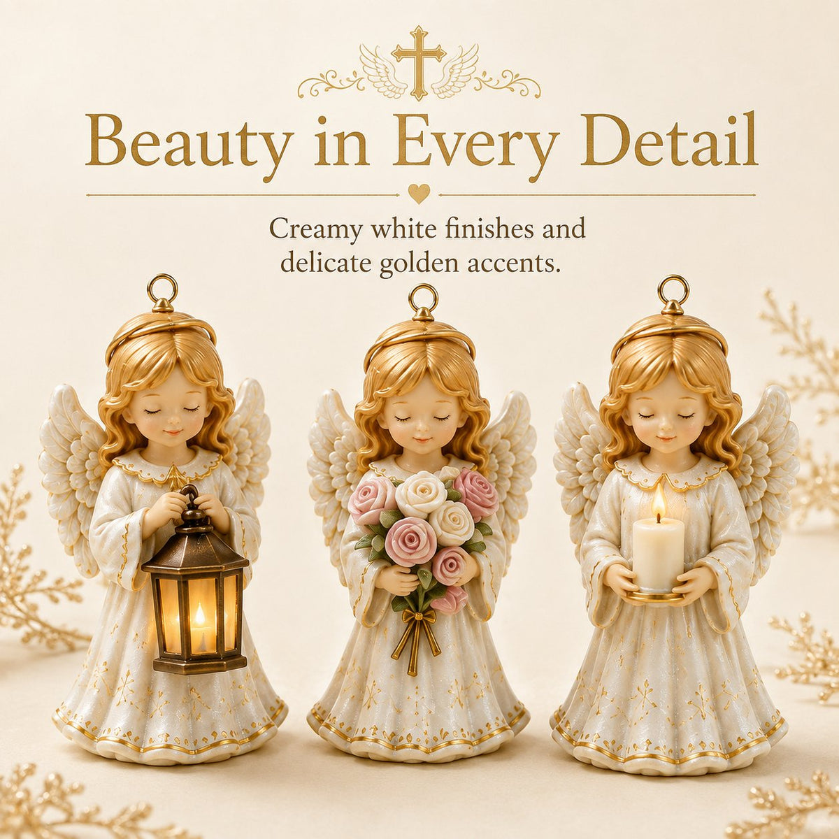 ⏳ Last Day 49% OFF – 👼 24-Day Angel Christmas Advent Calendar | 24 Unique Faith-Inspired Angel Ornaments with Hanging Loops for Daily Advent Surprises & Tree Display 🎄✨