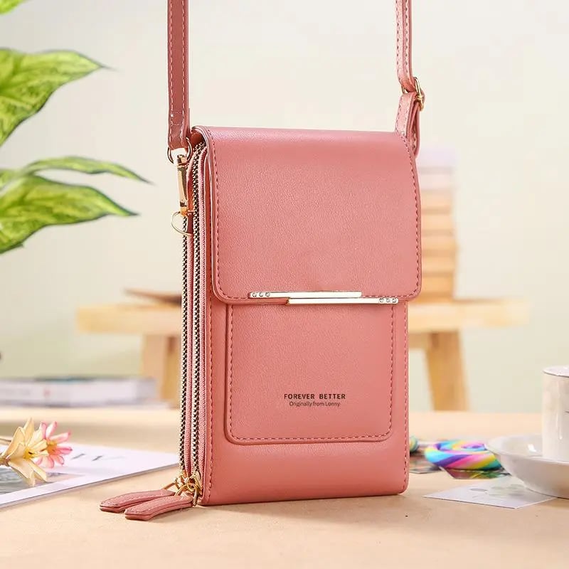 🏆Last Day Promotion：ONLY ￡8.99‼️👜📱 Simple and elegant women's touchscreen crossbody phone wallet