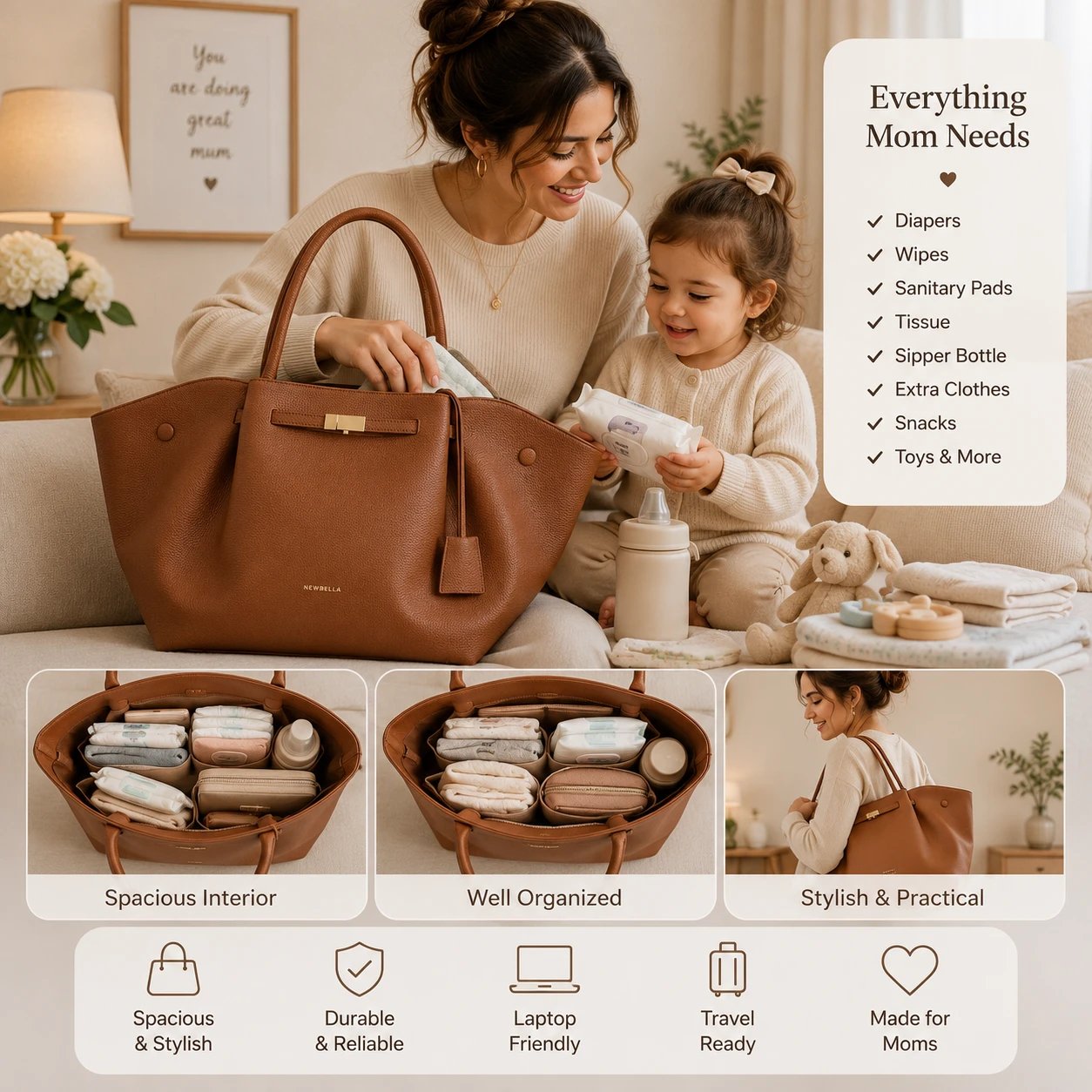 Everyday Leather Tote