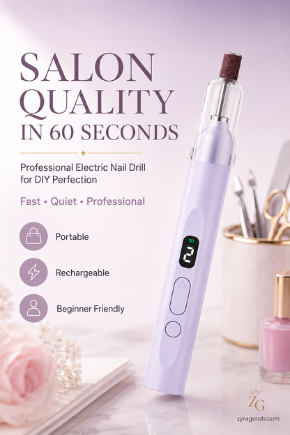 💅 Last Day Special Price £9.99 ! ✨Portable Multifunctional Electric Nail Drill