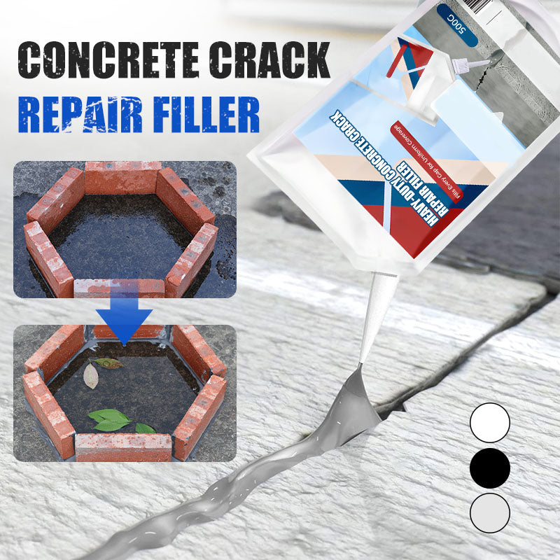 📢📢49% OFF !! ⏰Extra-Strength New Formula Concrete Crack Repair Filler, Waterproof Heavy-Duty Crack Adhesive for Driveway, Patio & Wall Cracks