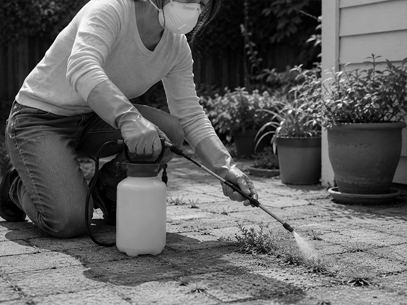 Risky Chemical Weed Killer