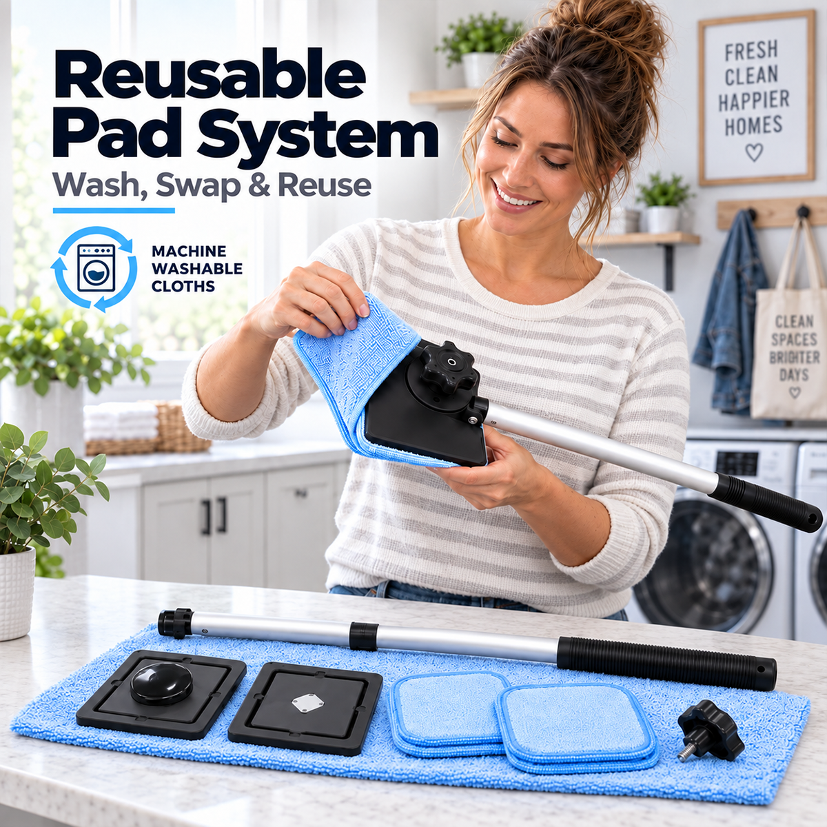 Dailyard™Dual Magnetic Car Windshield Cleaner | Streak-Free Auto Glass Cleaning Kit