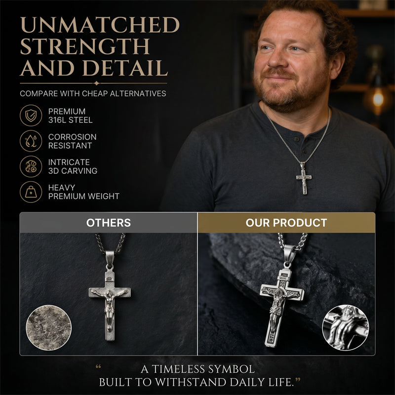 Delicate Timeless Elegance Cross Necklace