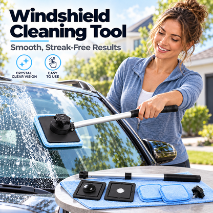 Dailyard™Dual Magnetic Car Windshield Cleaner | Streak-Free Auto Glass Cleaning Kit