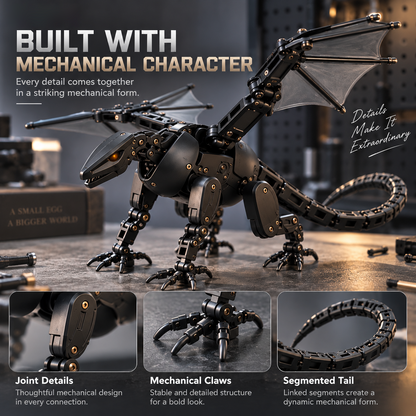 🔥🥚🐉 DragonMorph – Egg to Dragon Transforming Mechanical Toy