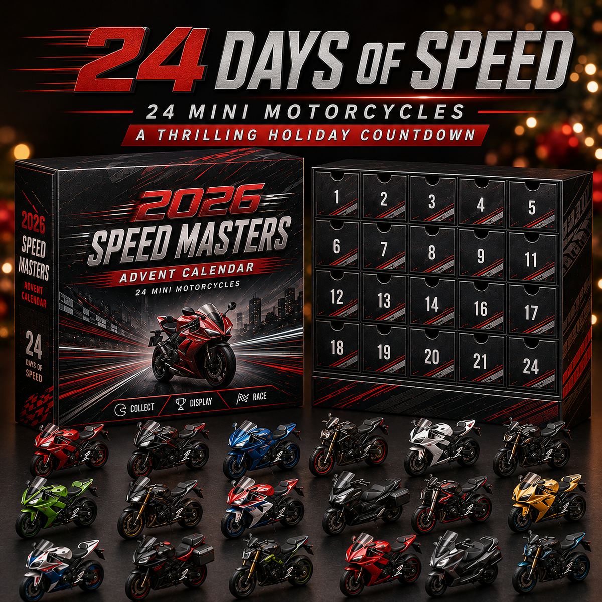 🏍️🎄2026 Speed Masters Motorcycle Advent Calendar