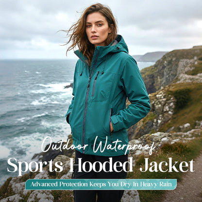 ⏳Time-Limited Special Price - save 59%⏰ Outdoor Waterproof Sports Hooded Jacket