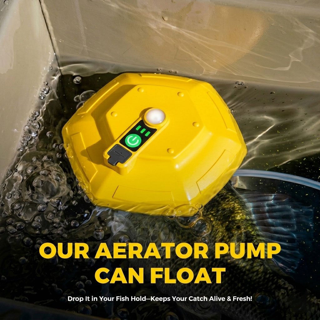 Portable Bait Aerator Pump
