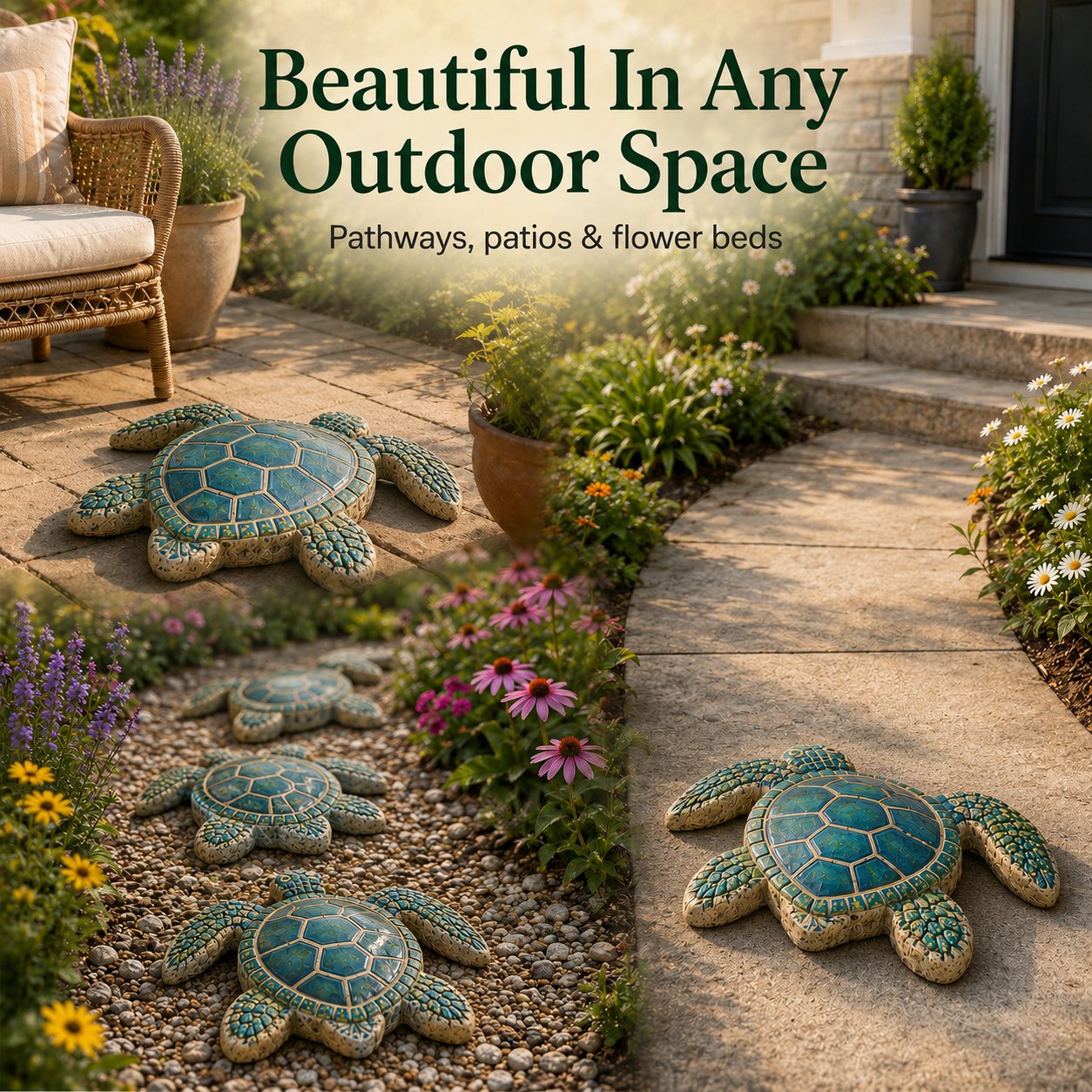 🔥LAST DAY 50% OFF - 🌊 Reusable Ocean Theme Garden Art Mold – Make Your Garden Truly One of a Kind (📦Buy 2 Free Shipping)