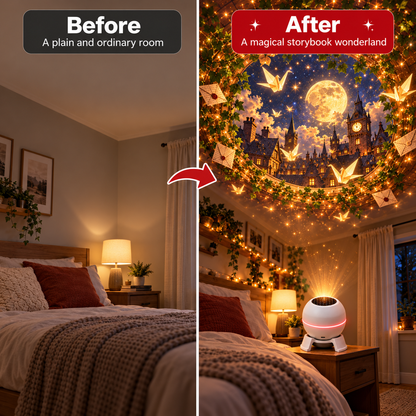 🌙✨ Magical Moonlit Storybook Projector
