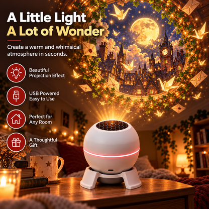 🌙✨ Magical Moonlit Storybook Projector
