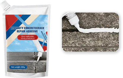 📢📢49% OFF !! ⏰Extra-Strength New Formula Concrete Crack Repair Filler, Waterproof Heavy-Duty Crack Adhesive for Driveway, Patio & Wall Cracks