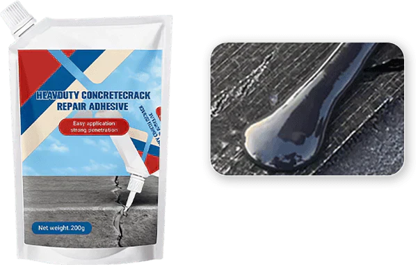 📢📢49% OFF !! ⏰Extra-Strength New Formula Concrete Crack Repair Filler, Waterproof Heavy-Duty Crack Adhesive for Driveway, Patio & Wall Cracks