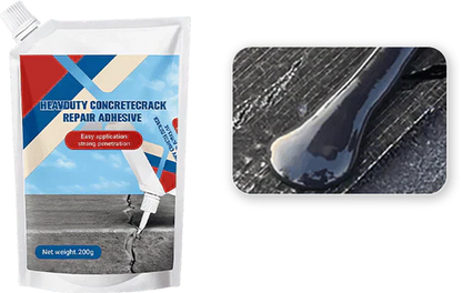 📢📢49% OFF !! ⏰Extra-Strength New Formula Concrete Crack Repair Filler, Waterproof Heavy-Duty Crack Adhesive for Driveway, Patio & Wall Cracks