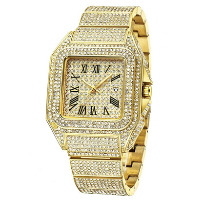 ✨dailyardpromax™ Luxury Square Rhinestone Watch – Elegant Sparkle for Every Occasion✨