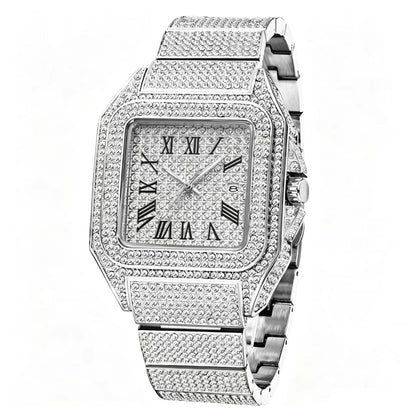 ✨dailyardpromax™ Luxury Square Rhinestone Watch – Elegant Sparkle for Every Occasion✨