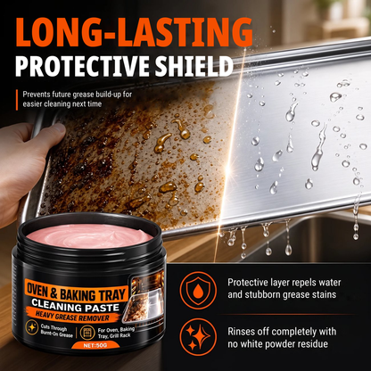 High-performance cleaning paste for grease and stubborn encrustations