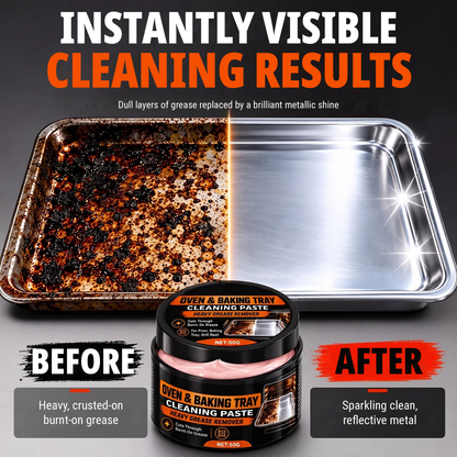 High-performance cleaning paste for grease and stubborn encrustations