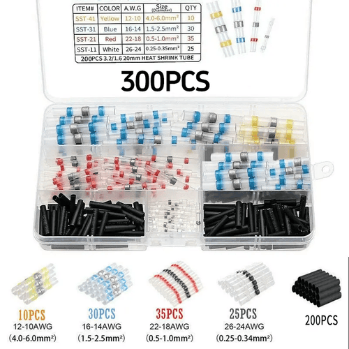 🔥Last Day 49% OFF - ✨300PCS WATERPROOF SOLDER WIRE CONNECTOR KIT