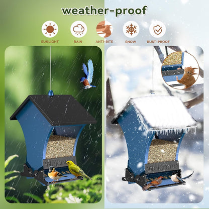🔥Last Day 49% OFF -Squirrel Proof Bird Feeders for Outdoors