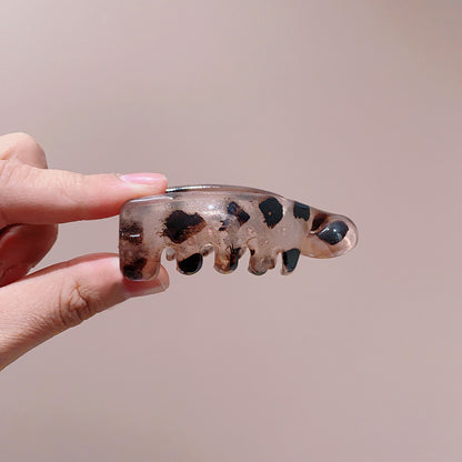 Mini Non-Slip Banana Hair Clips (4PCS) – Lightweight Hair Claw for Thin/Fine Hair Ponytails & Buns