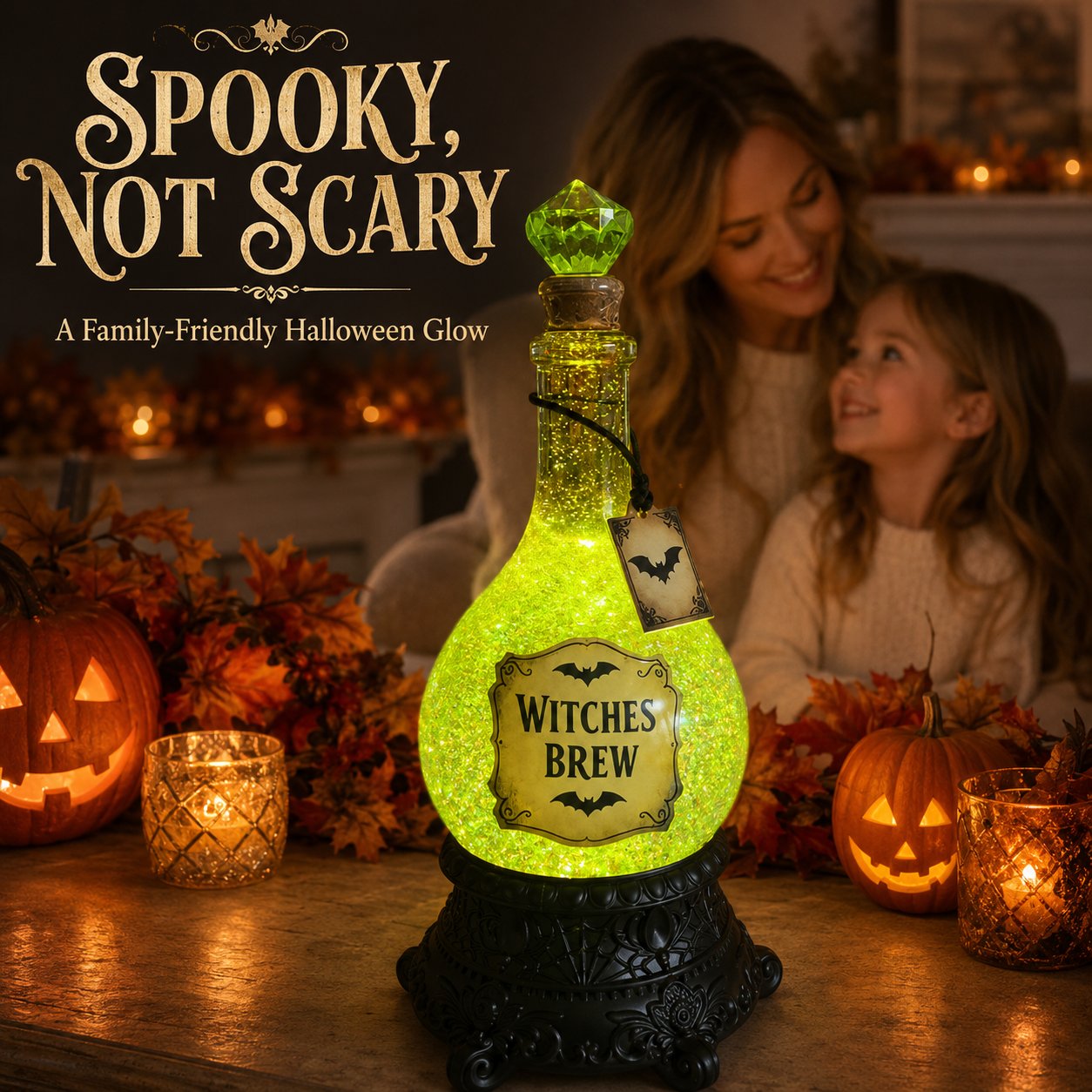 🔥Last Day 49% OFF -🧙✨Lighted Enchanted Tonic Poison Bottle Glitter Globe(📦Buy 2 Free Shipping)