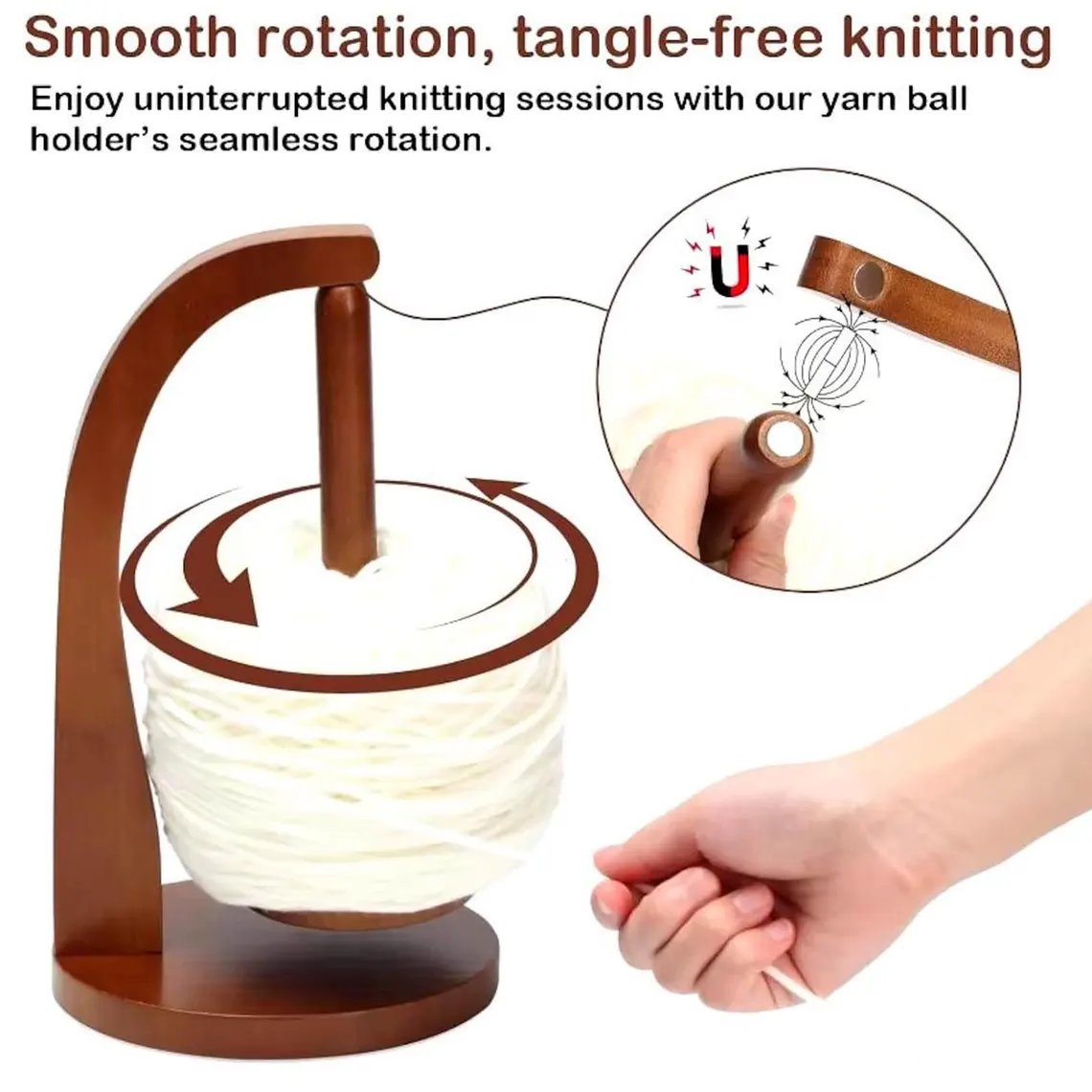 🎄Christmas Sale🎁Levitating Premium Yarn Holder