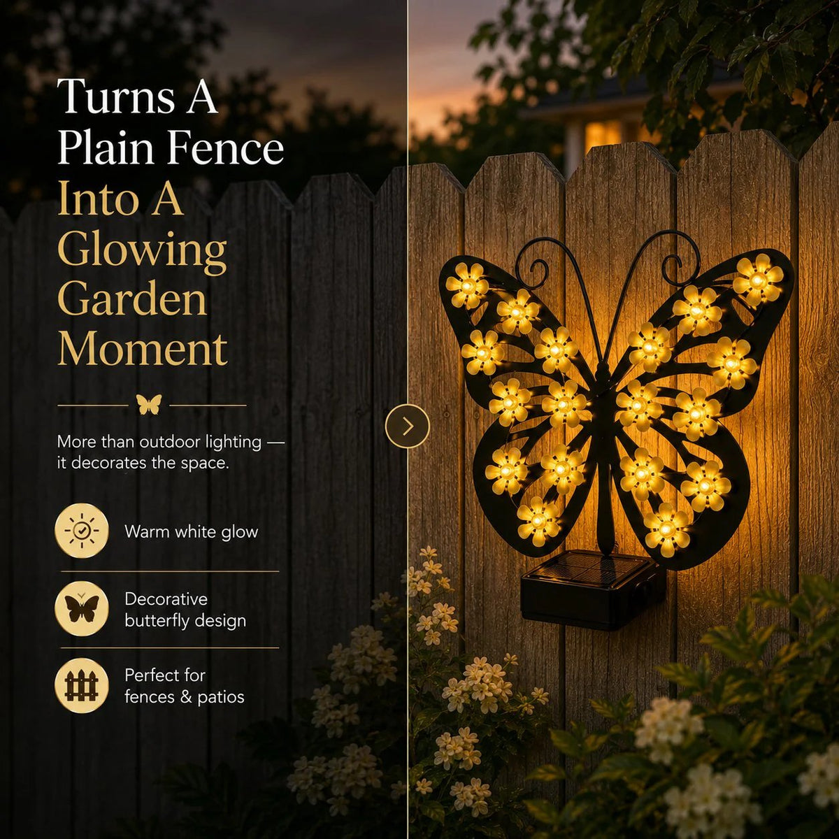 💯🦋 Solar Butterfly Garden Light