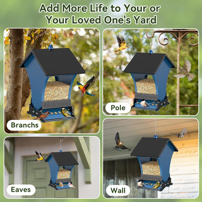 🔥Last Day 49% OFF -Squirrel Proof Bird Feeders for Outdoors