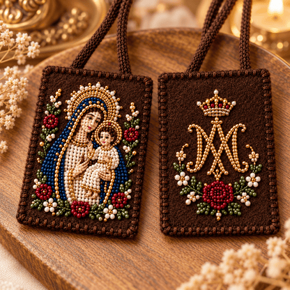 🌹 Our Lady's Rose Garden | DIY Beaded Scapular Kit ✝️