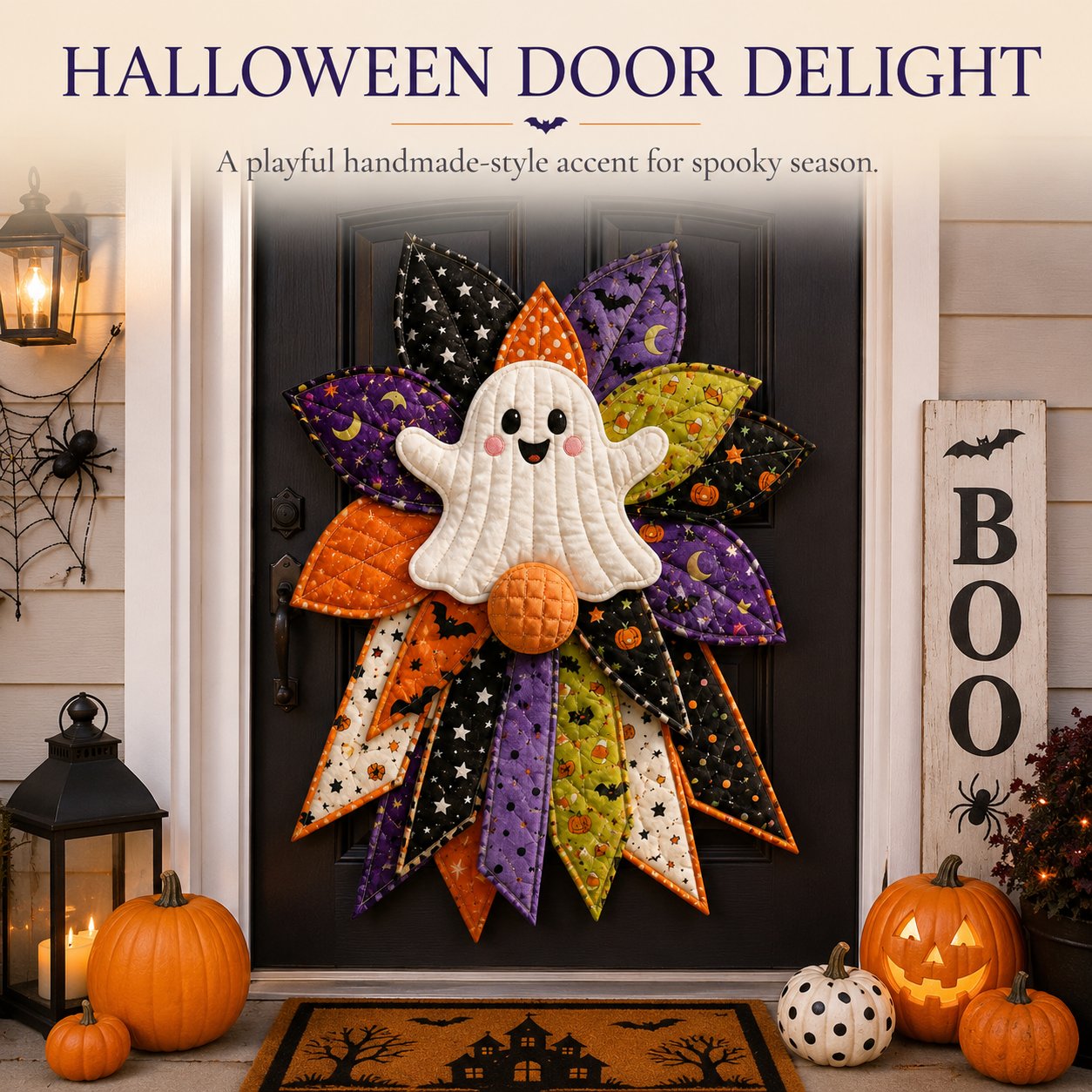 🔥Last Day 49% OFF - 🎃🎀 Oversized Seasonal Quilted Door Bow DIY Sewing Kit(📦Buy 2 Free Shipping)