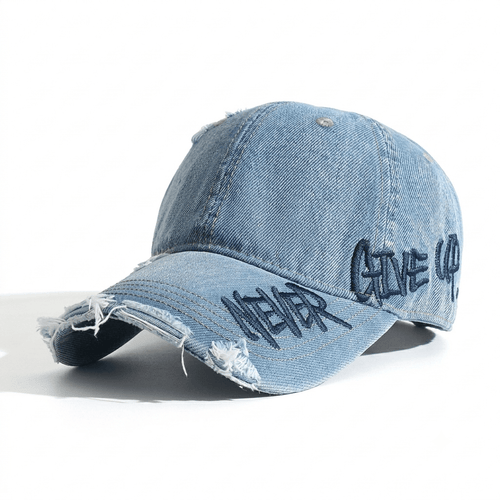 🧢“NEVER GIVE UP” Embroidered Cap