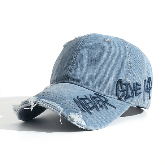 🧢“NEVER GIVE UP” Embroidered Cap
