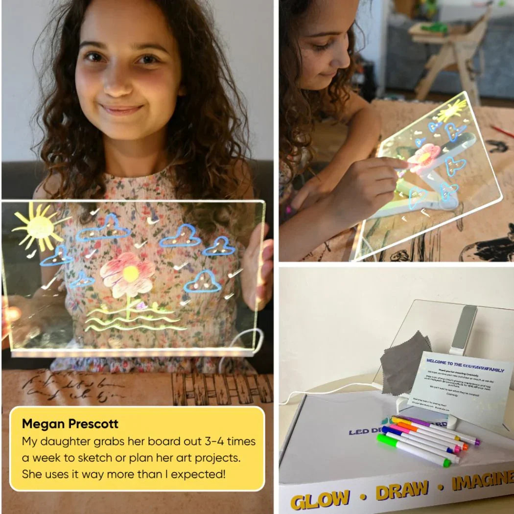 ✨LAST WEEK SPECIAL PRICE: ￡19.99!!⏳🎨Luminous Led Drawing Board For Children